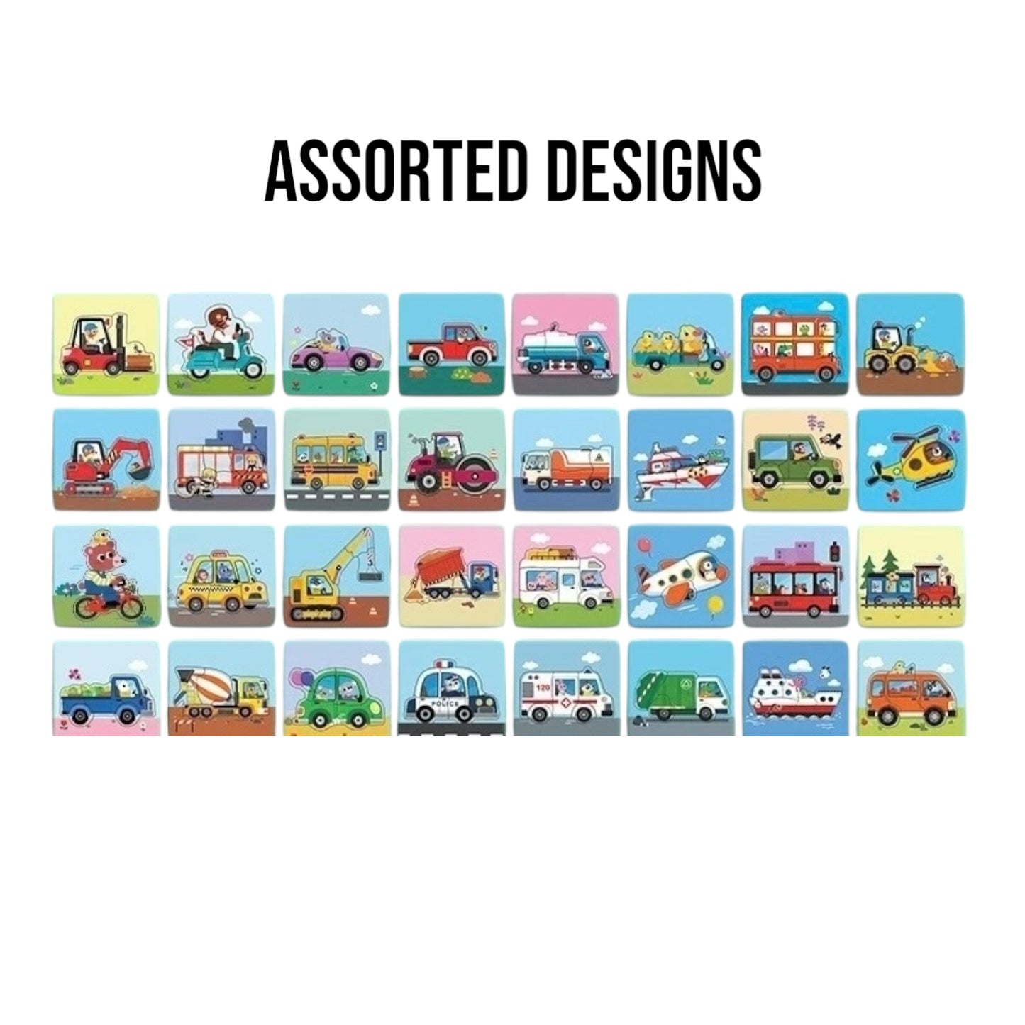 Transport Adventure Puzzles Pack (Ages 2-4)