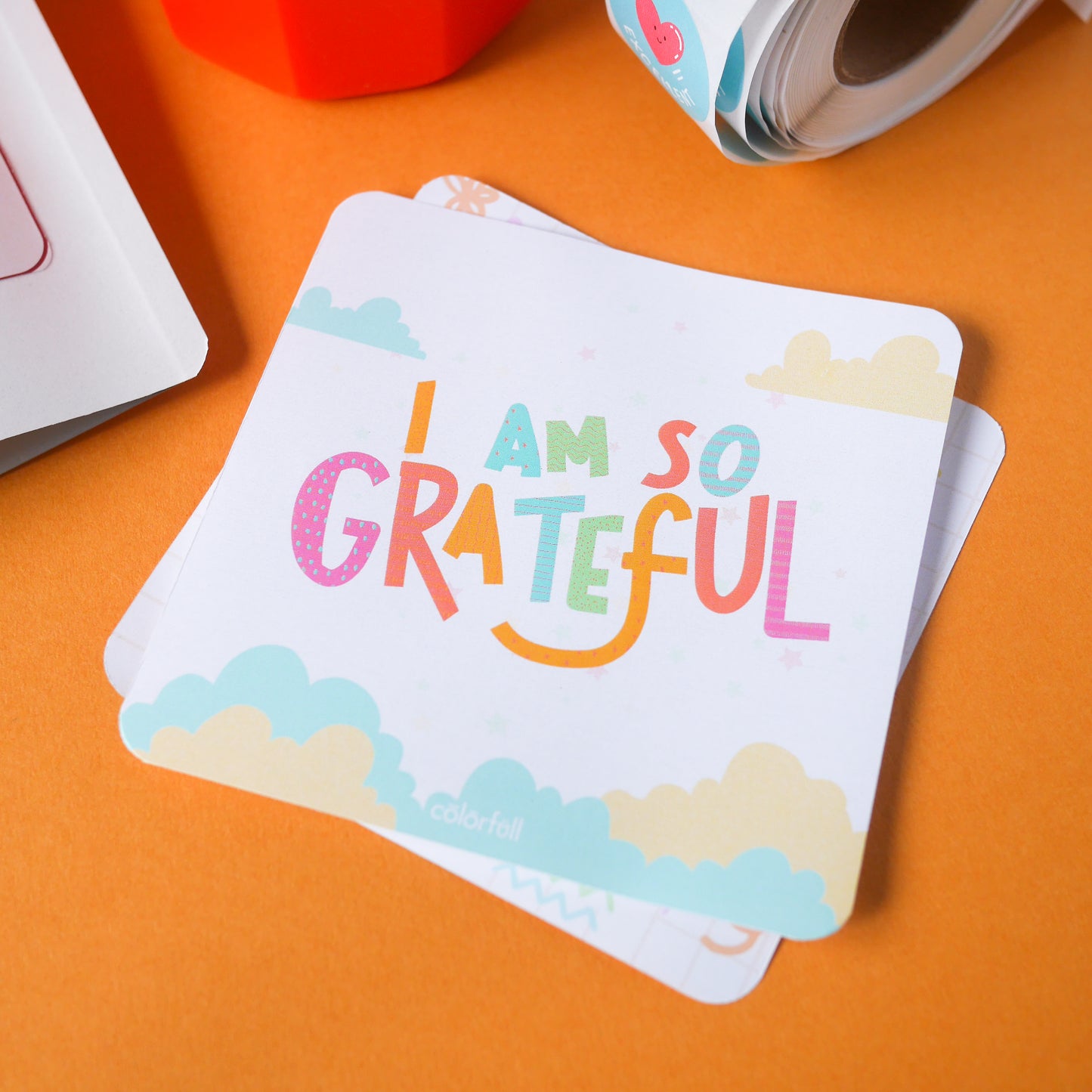 'I Am So Grateful' Greeting Card