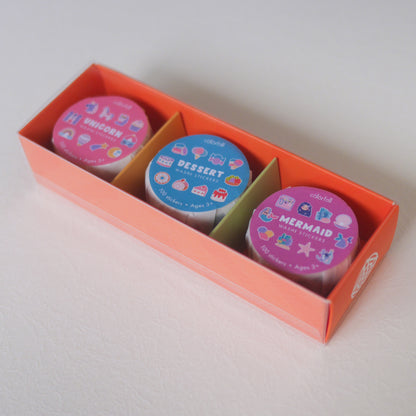 [GIRLS] Washi Wonderland 3-pc Macaron Set (U.P. $20.70)