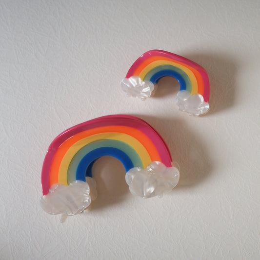 Rainbow Love Twinning Hair Claw Bundle (U.P. $40.80)