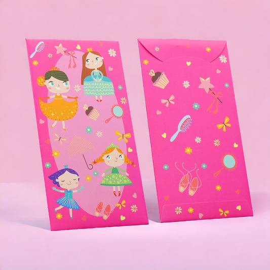 Princess Theme Money Envelope (Pack of 8)