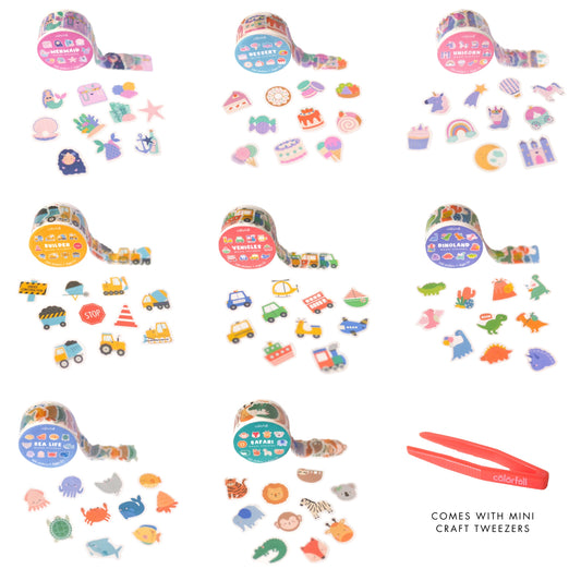 Decorative Washi Stickers for Journaling • Scrapbooking