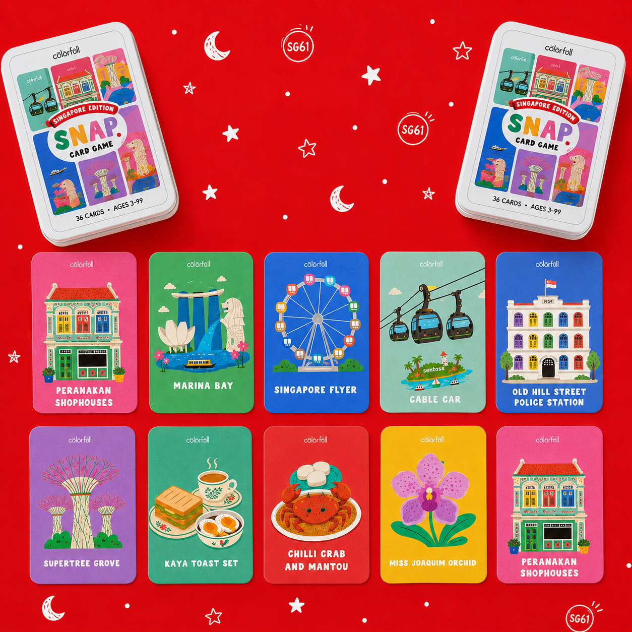 [SG Edition] Snap Card Game by Colorfull (Ages 3+)