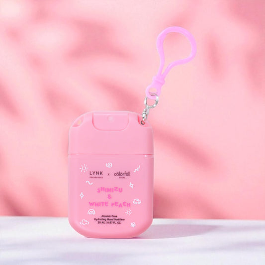 Shimizu & White Peach Alcohol-free Hand Sanitiser (x Lynk Fragrance)