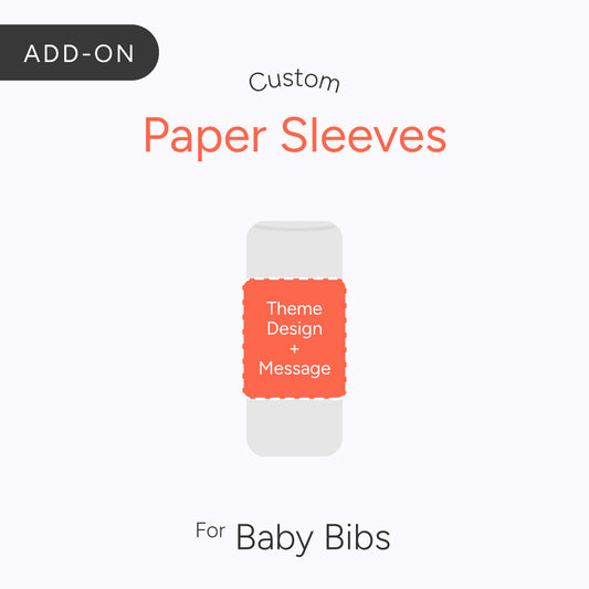 Custom Paper Sleeves for Bibs