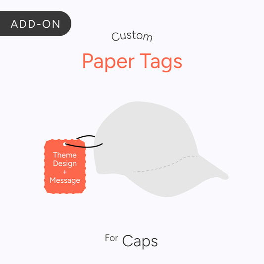 Custom Paper Tag for Caps
