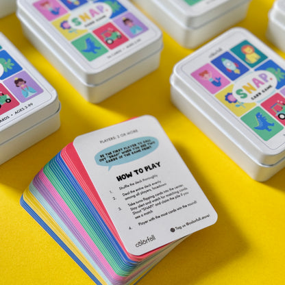 Snap Card Game by Colorfull (Ages 3+)