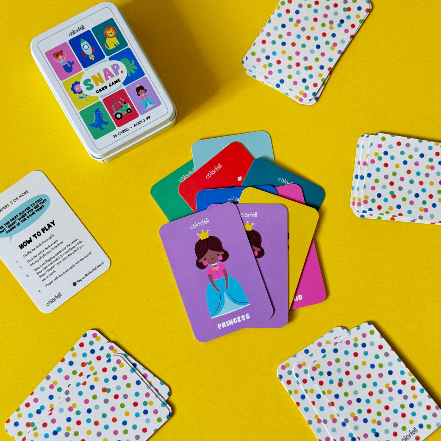 Snap Card Game by Colorfull (Ages 3+)