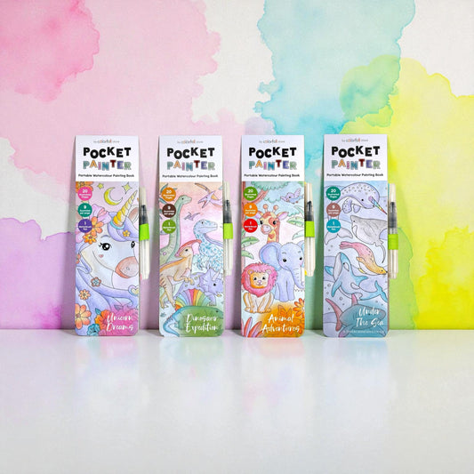 Creative Painter's Bundle I - Pocket Painter Watercolour Painting Book (U.P. $67.60)