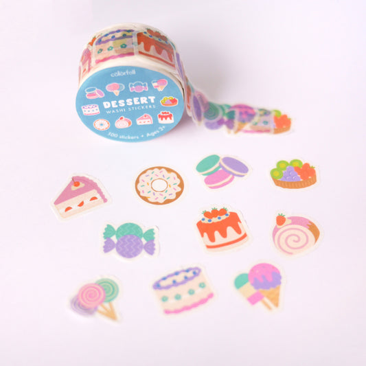 Dessert Decorative Washi Stickers for Journaling • Scrapbooking