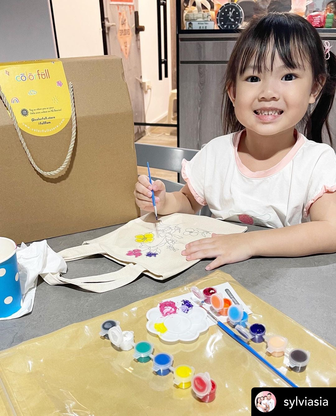 DIY Tote Bag Painting Kit - Ages 3 to 5