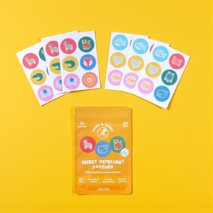 Insect Repellent Patches - Safari Animals • Under The Sea Themed