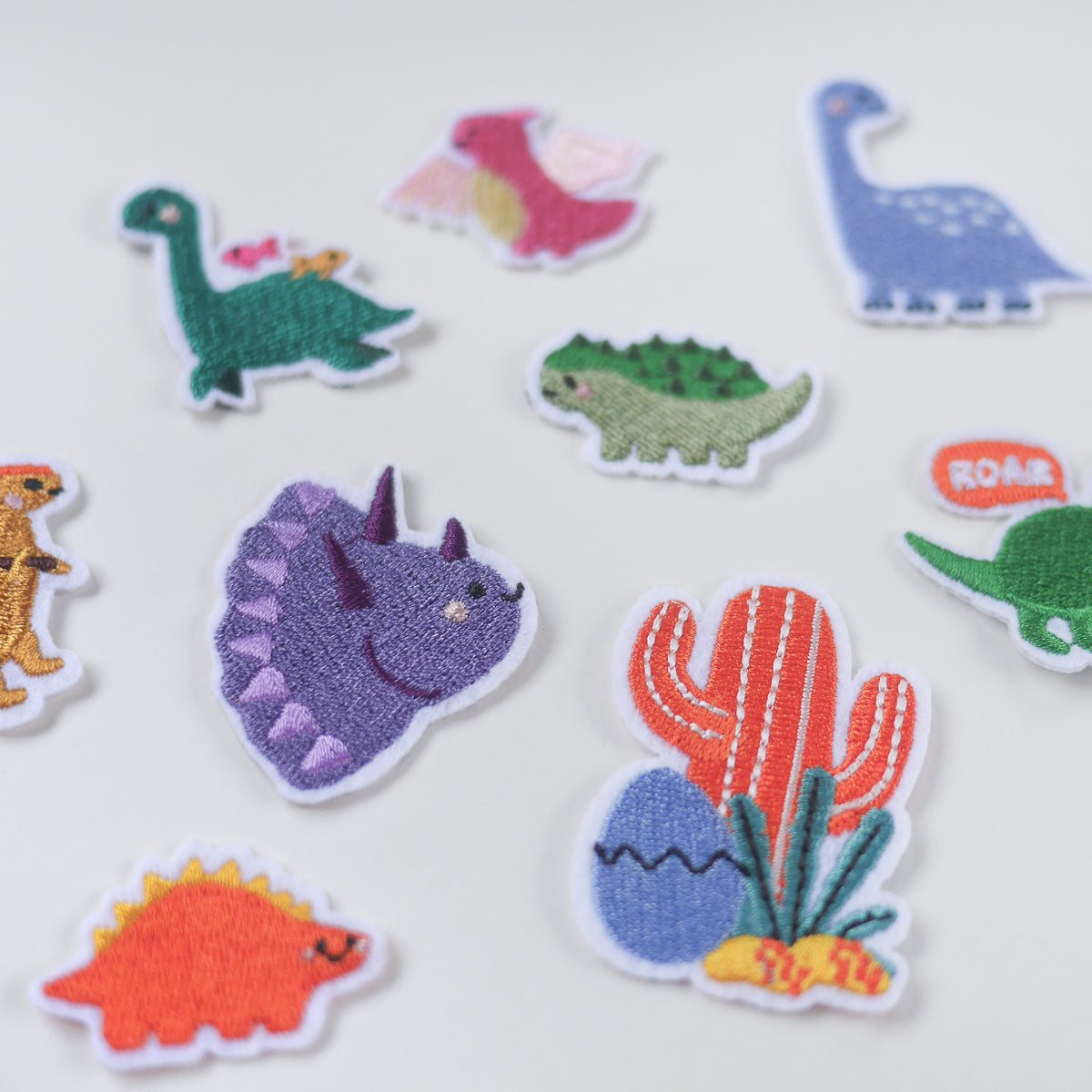 Iron-On Patches - Dinosaur Themed