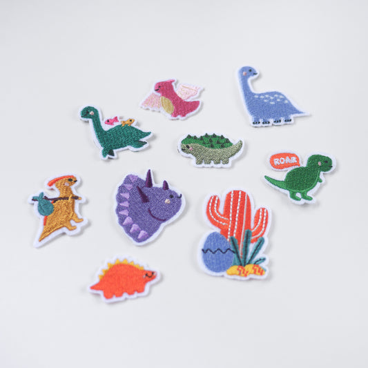 Iron-On Patches - Dinosaur Themed