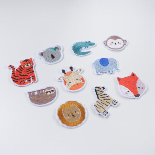 Iron-On Patches - Safari Animal Themed