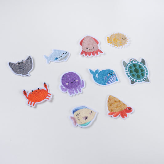 Iron-On Patches - Under The Sea Themed