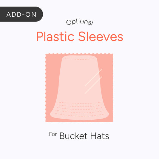 [Bulk Bucket Hats] Plastic Sleeves