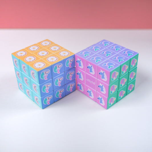 Rubix Cube - Unicorn • Mermaid • Dessert Themed