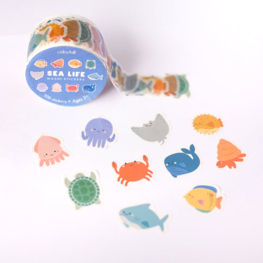 Under The Sea Decorative Washi Stickers for Journaling • Scrapbooking