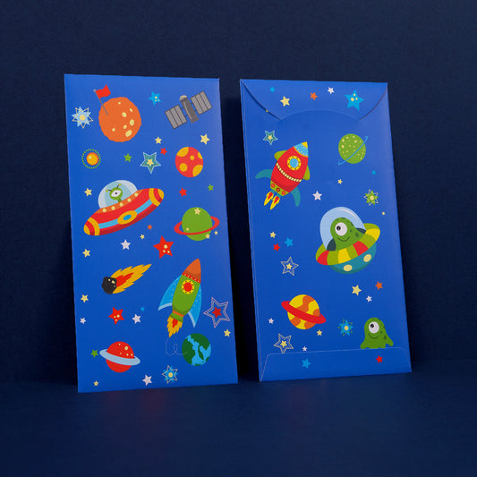 Space Theme Money Envelope (Pack of 8)
