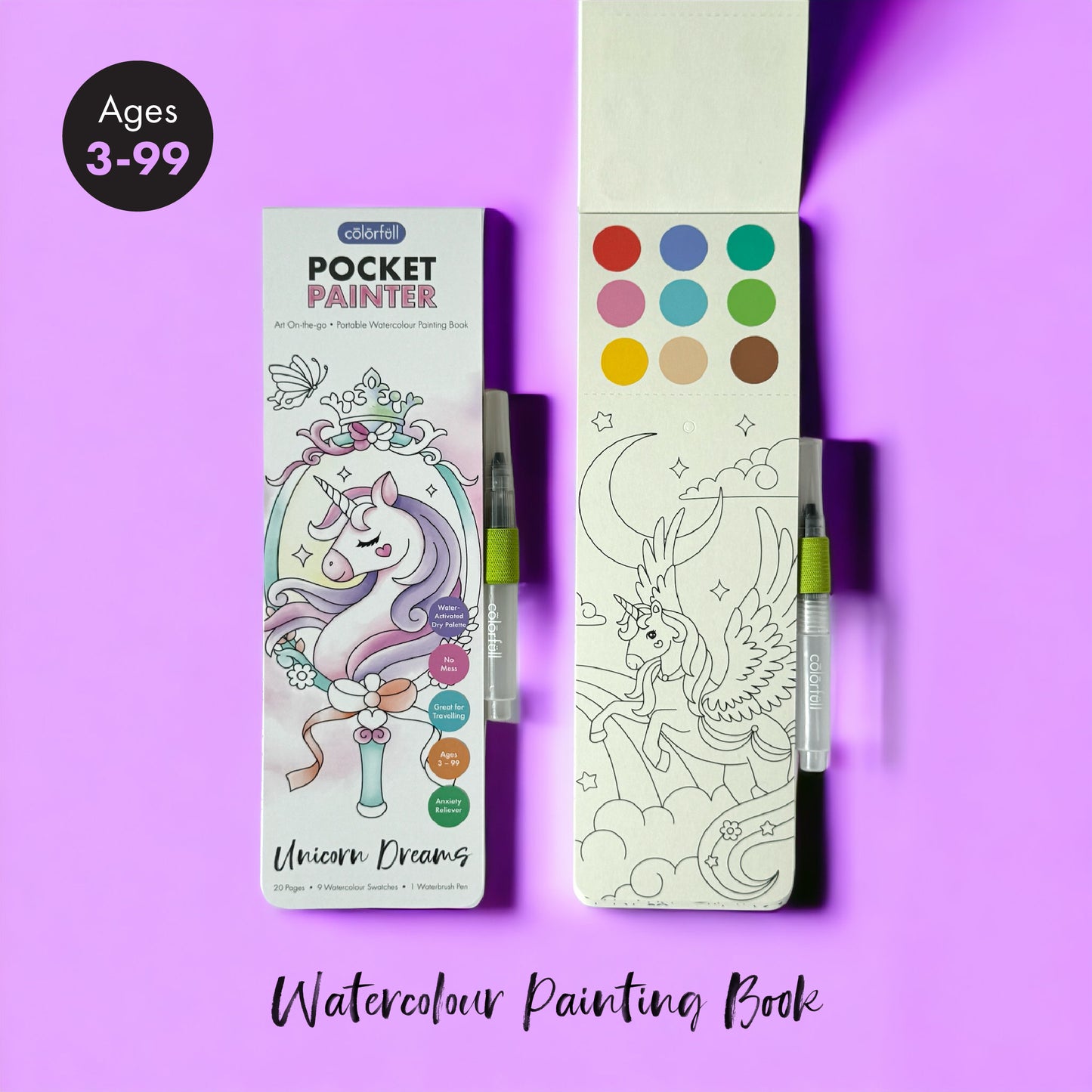 Unicorn Dreams Pocket Painter (Ages 3-99)