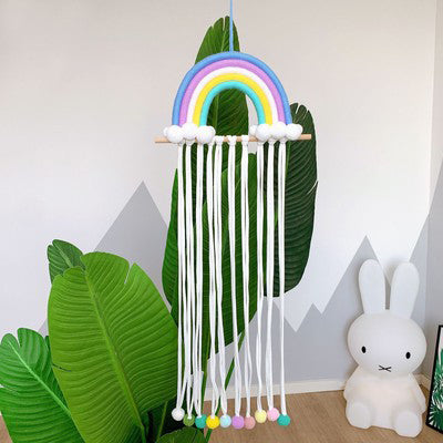 Cadeau Rainbow Wall Hanging Hair Clip Storage