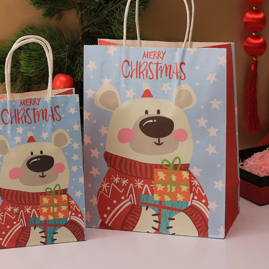 Christmas Bear Paper Bag