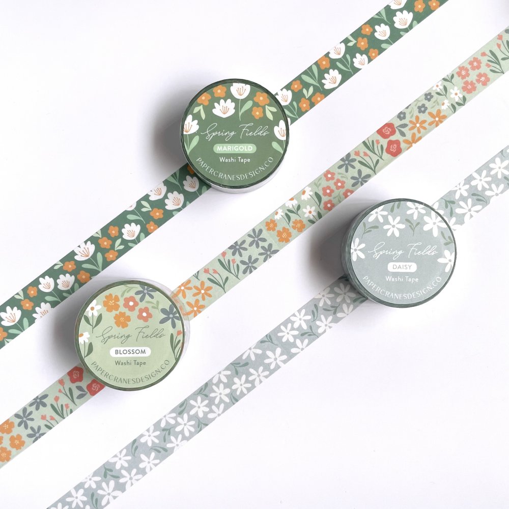 Spring Fields Washi Tapes by Papercranes