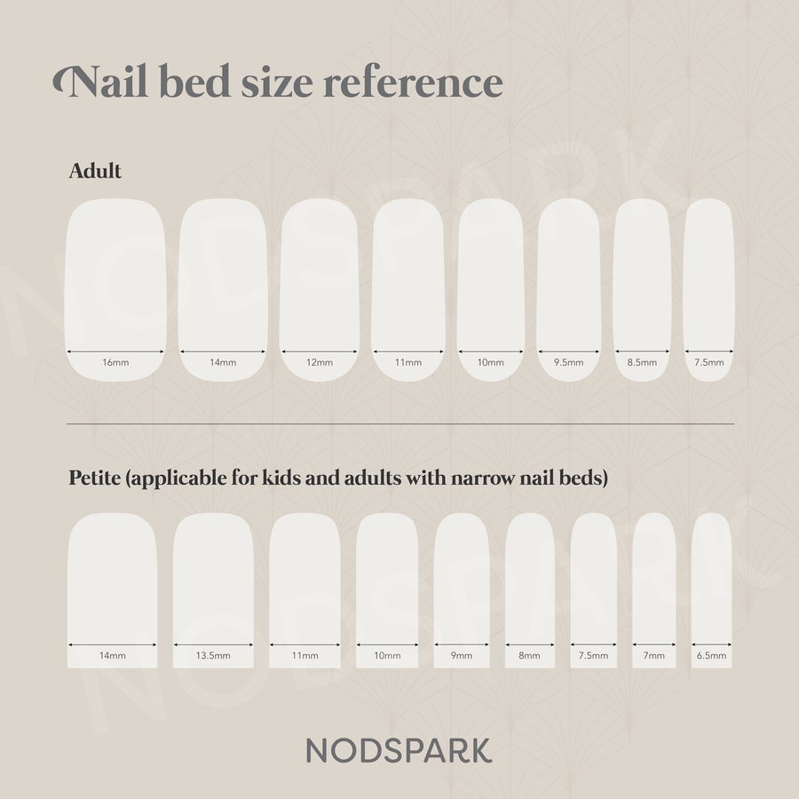 Happy Blocks (Petite) Nail wraps