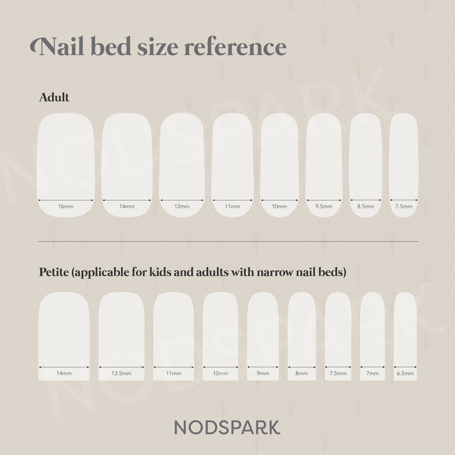 Poppy Petals (Petite) Nodspark Nail wraps