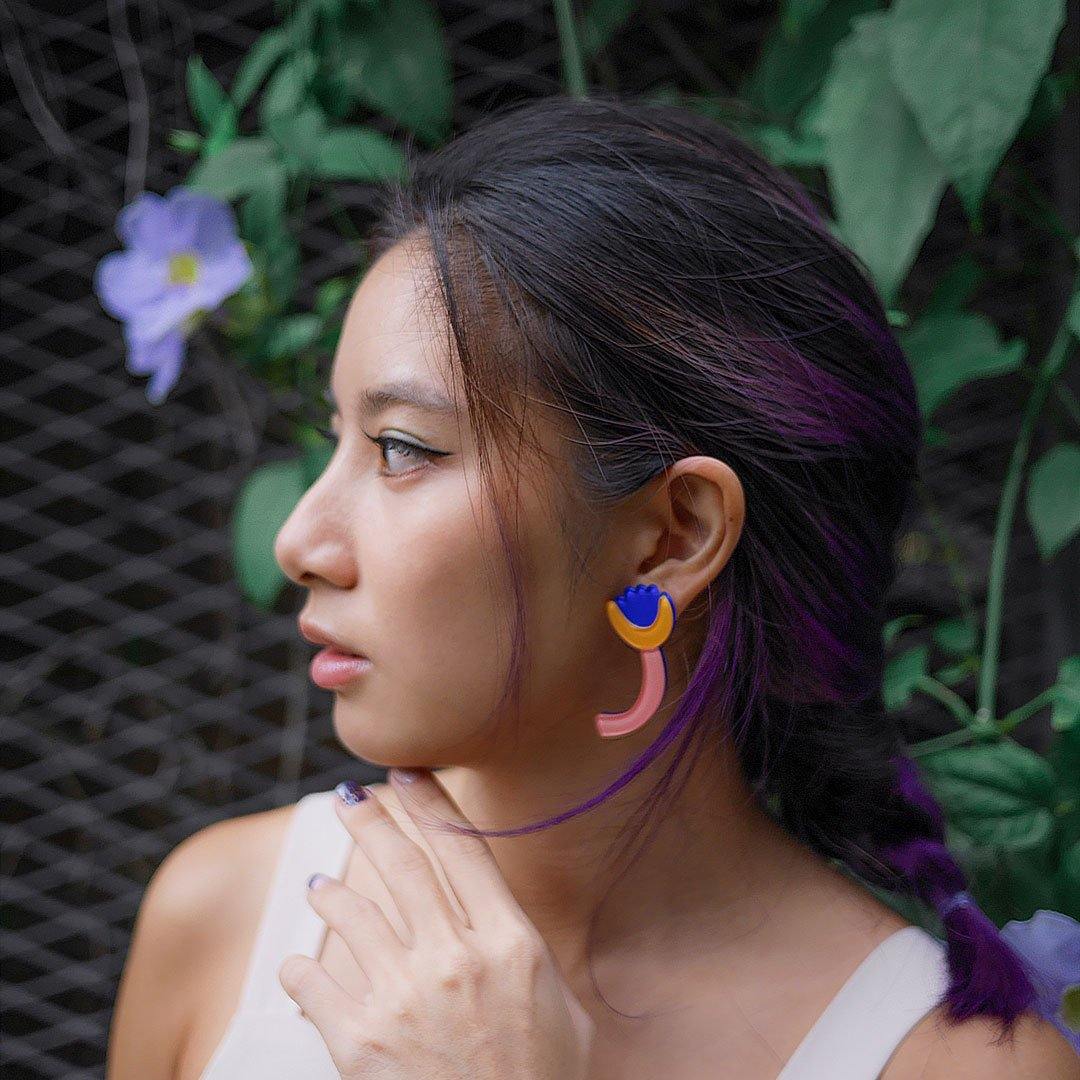 Abstract Shapes Earrings - Colorfull