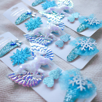Ice Princess Hair Clips Set - Colorfull Store