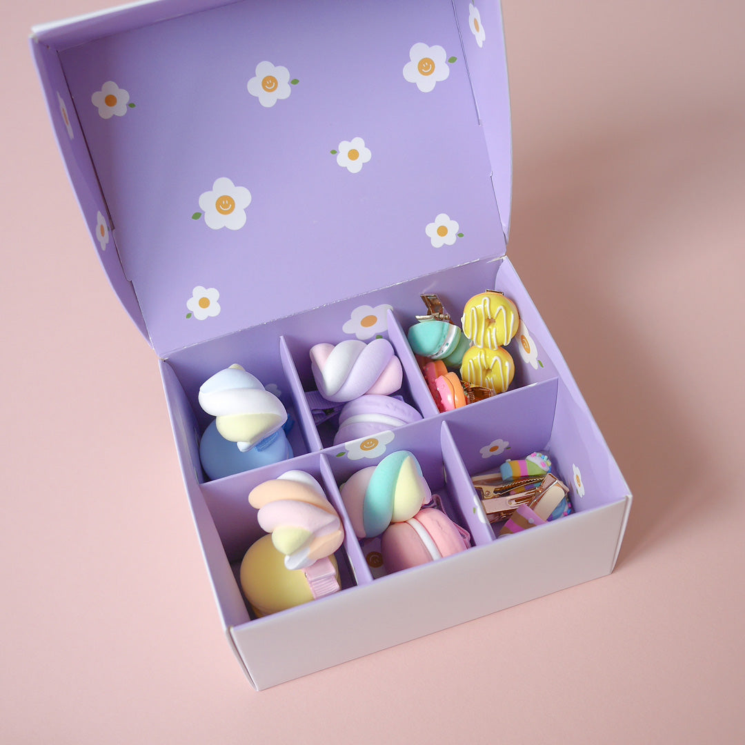 Flower Power Dessert Gift Box (Lilac) - Colorfull Store