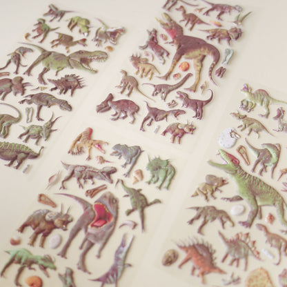Dinosaur Puffy Stickers II (Set of 4)