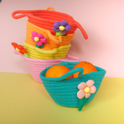 (Mini) Colour Weave Basket Tote
