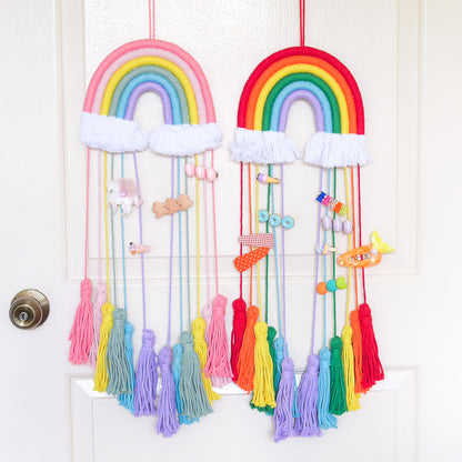 Allegra Rainbow Wall Hanging Hair Clip Storage