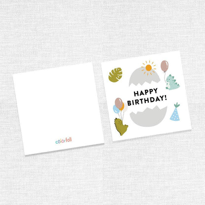 Happy Birthday Greeting Cards (For boys) - Colorfull