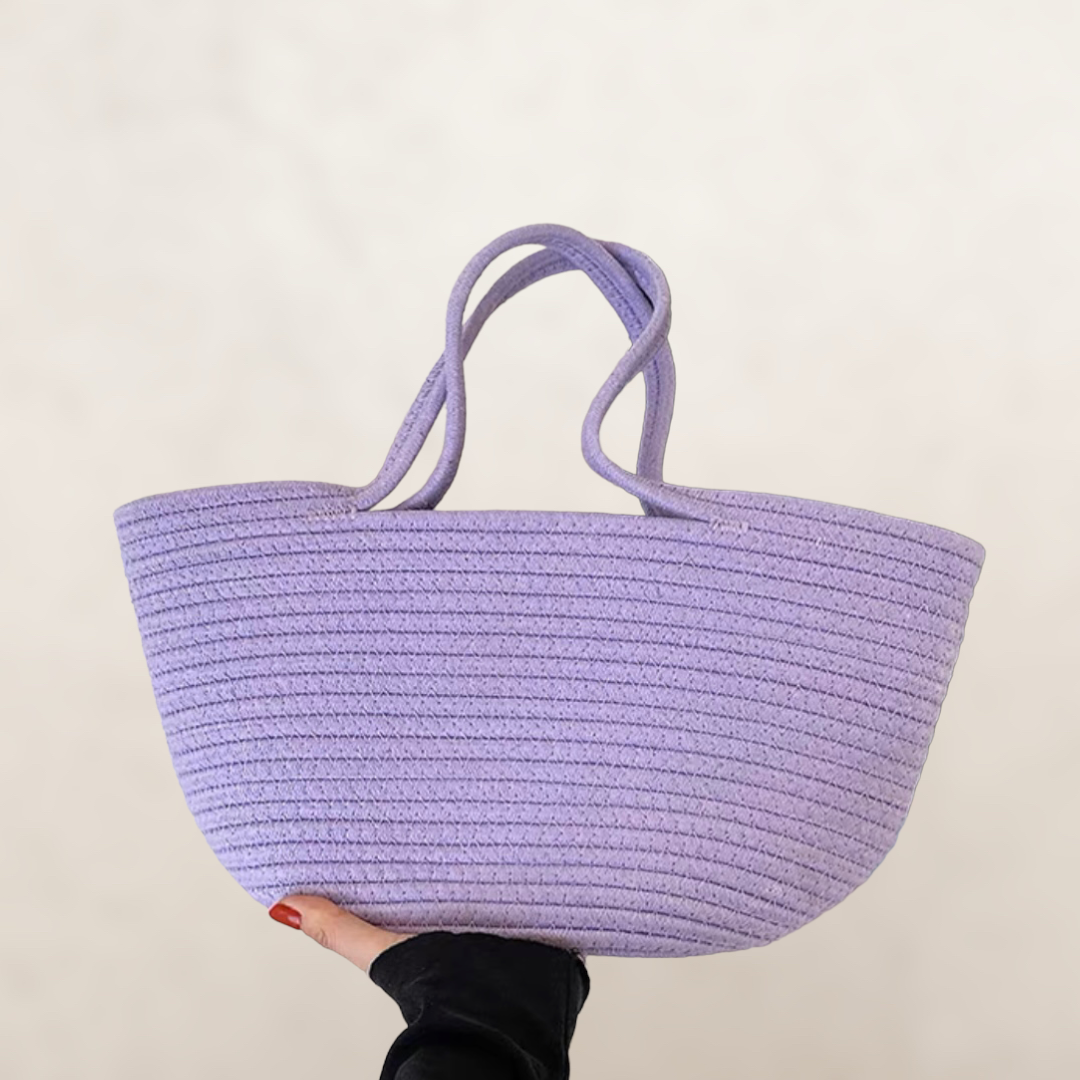 (Large) Colour Weave Basket Tote