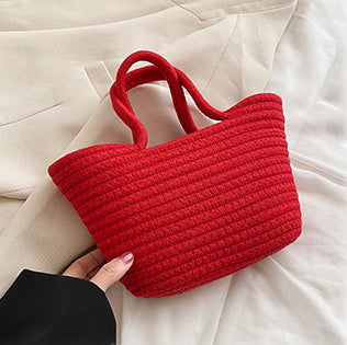 (Medium) Colour Weave Basket Tote