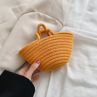 (Mini) Colour Weave Basket Tote