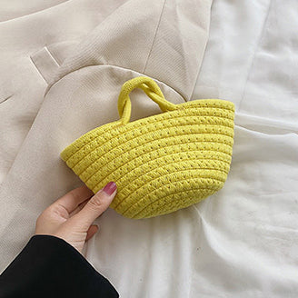 (Mini) Colour Weave Basket Tote