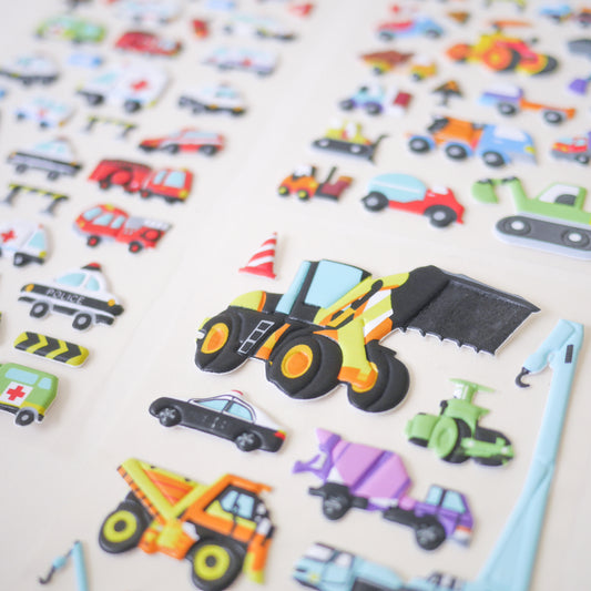 Excavation II Puffy Stickers (Set of 4)