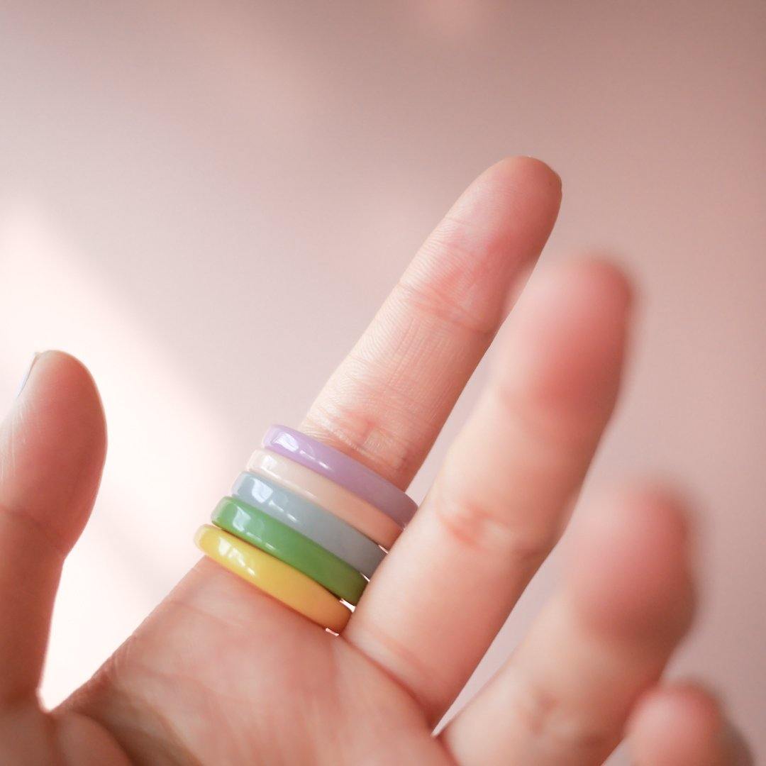 Pastel Rings - Colorfull