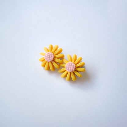 Daisy Clip-on Earrings - Colorfull