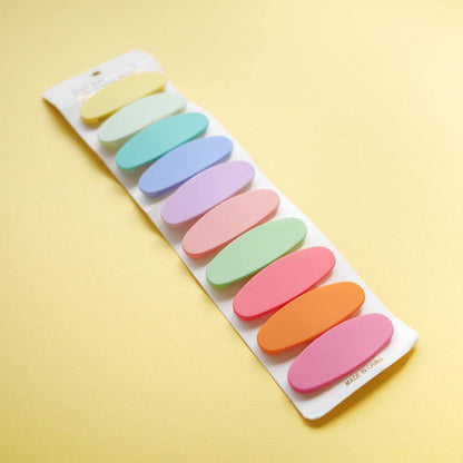 Pastel Hair Clips - Colorfull