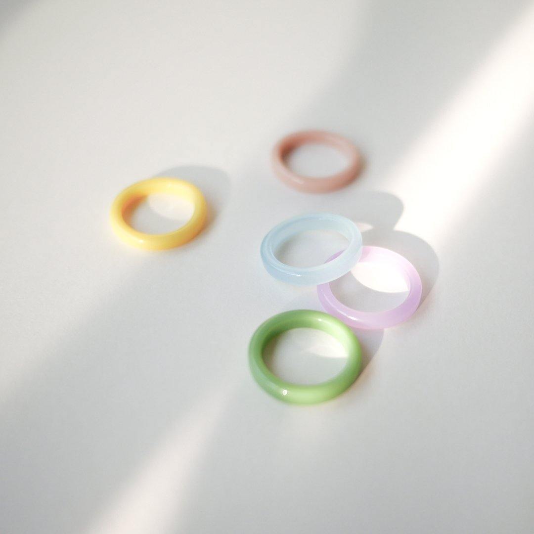 Pastel Rings - Colorfull