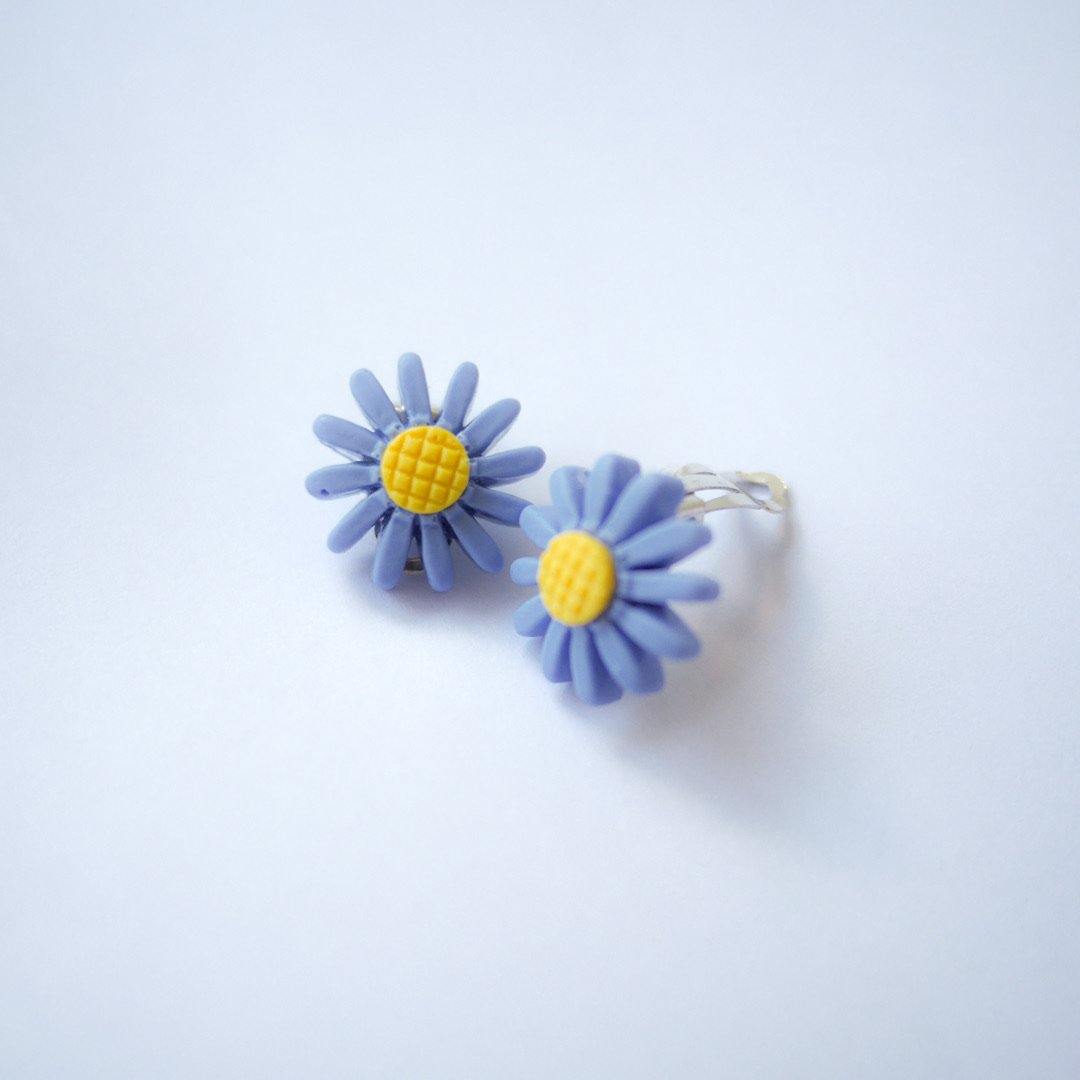 Daisy Clip-on Earrings - Colorfull
