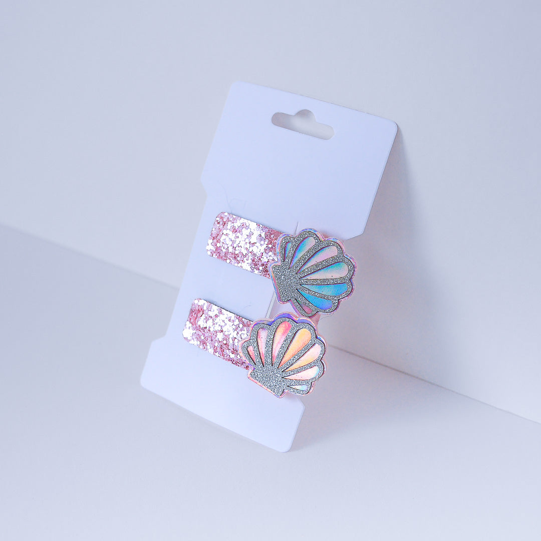 Glitter Mermaid Shell Clip - Colorfull Store
