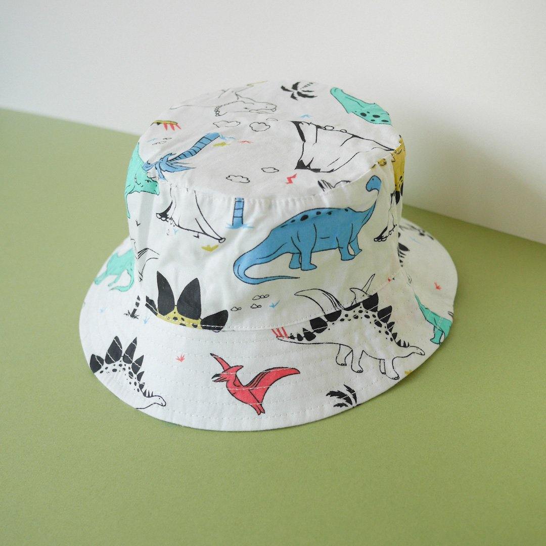Dinoland Pattern Bucket Hat - Colorfull
