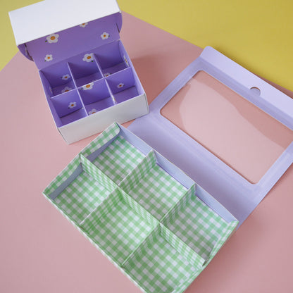 Gingham Dessert Gift Box (Reversible) - Colorfull Store